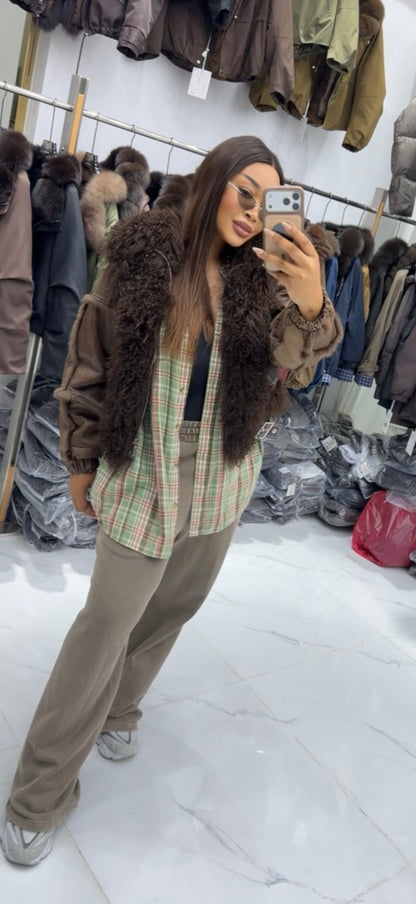 The Aspen Sheep Fur Jacket