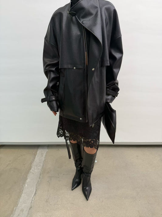 The Milan Faux Leather Jacket