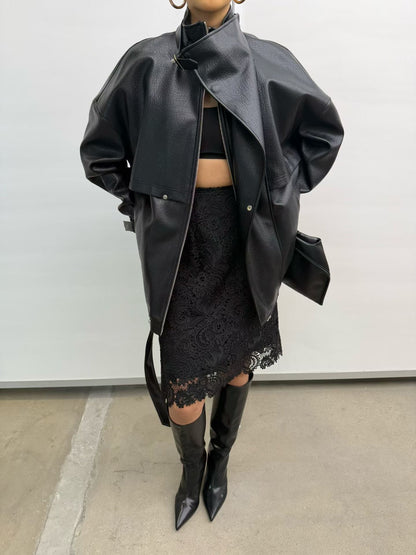 The Milan Faux Leather Jacket
