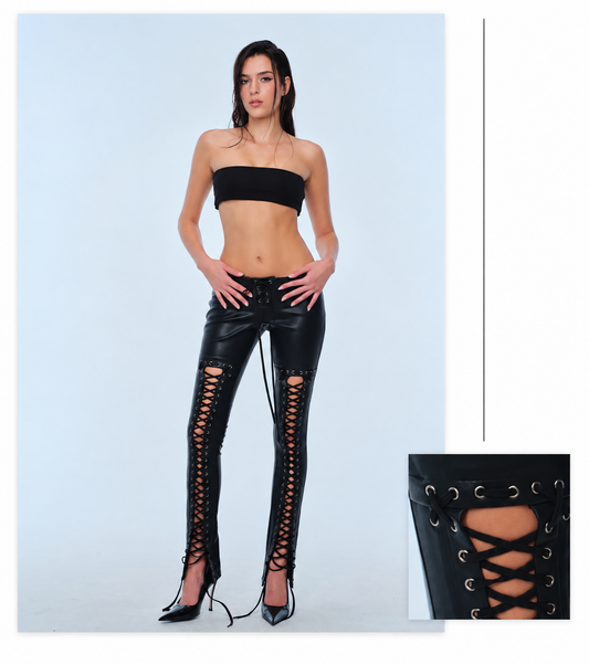 The Lace-Up Pants