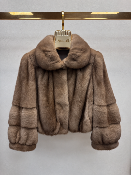 Mauri - Taupe - Mink Fur