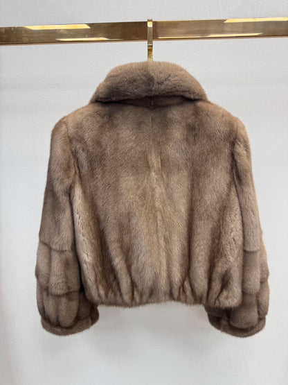 Mauri - Taupe - Mink Fur
