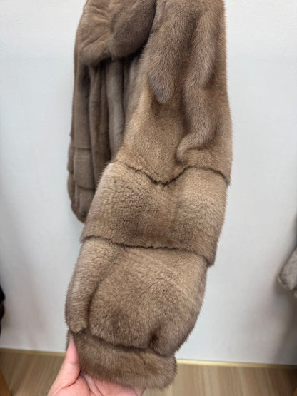 Mauri - Taupe - Mink Fur