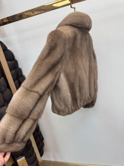 Mauri - Taupe - Mink Fur