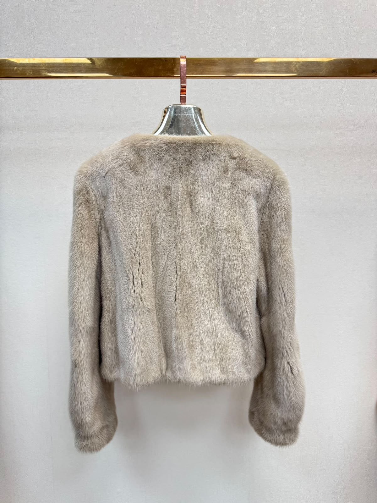 Melissa - Mink Fur - Pearl Grey