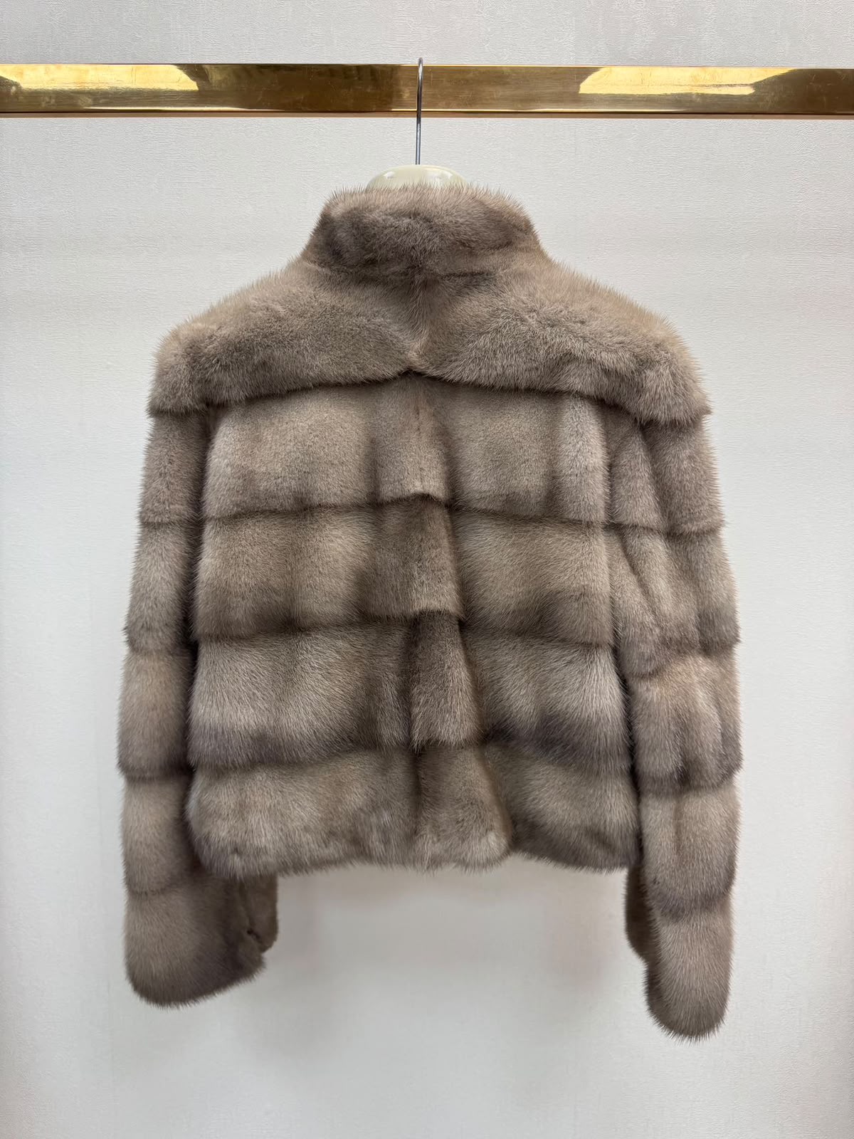 Cortina - Mink Fur Jacket - Silver Taupe